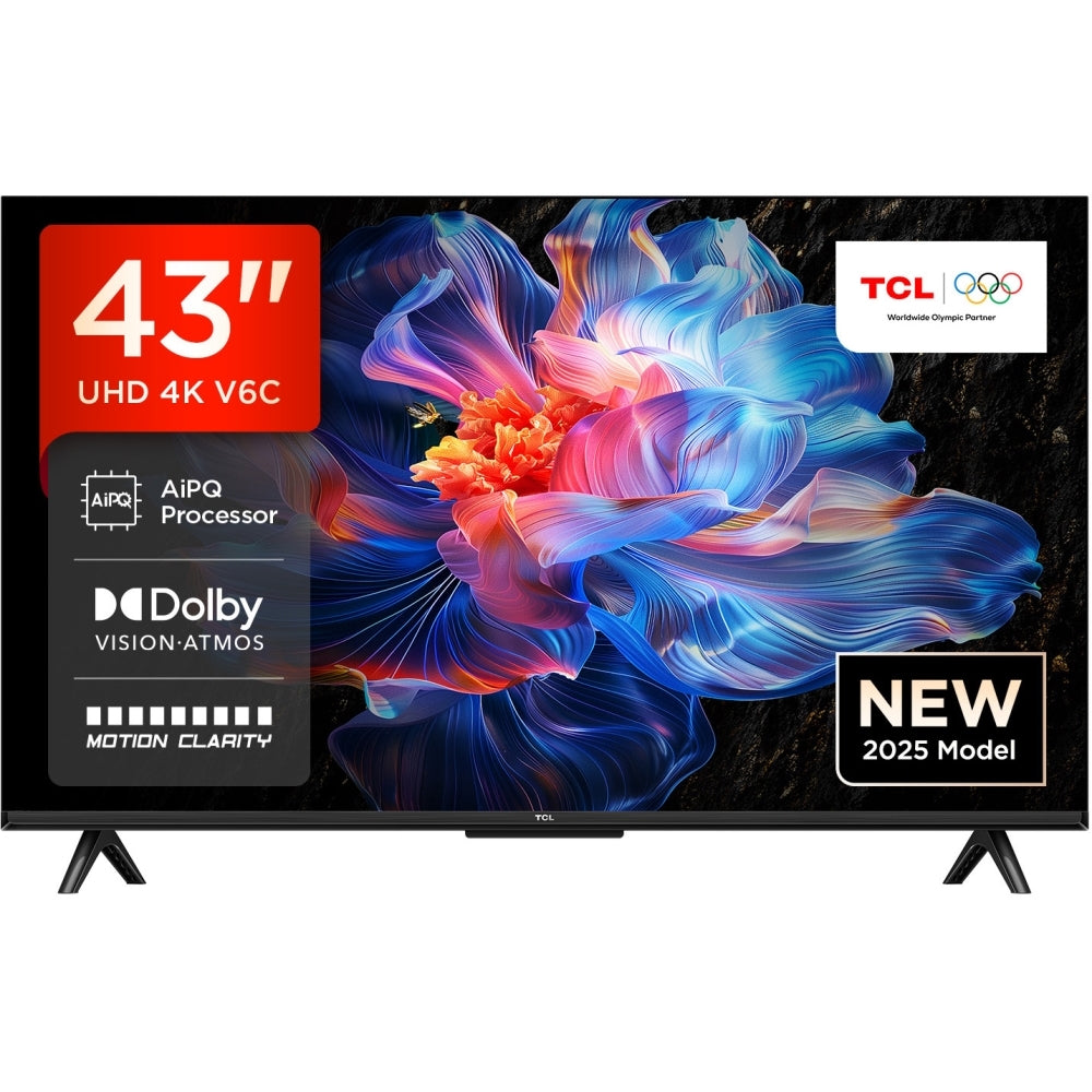 TCL 43 Inch Smart 4K Google TV 43V6C – CityStore