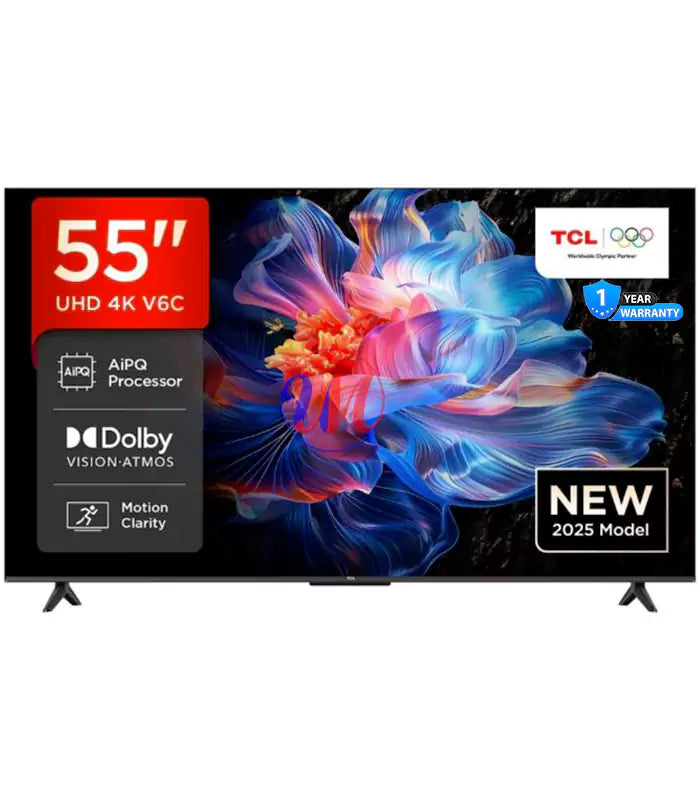 TCL 55″ 55V6D Smart 4k HDR Google TV (NEW 2026) – CityStore