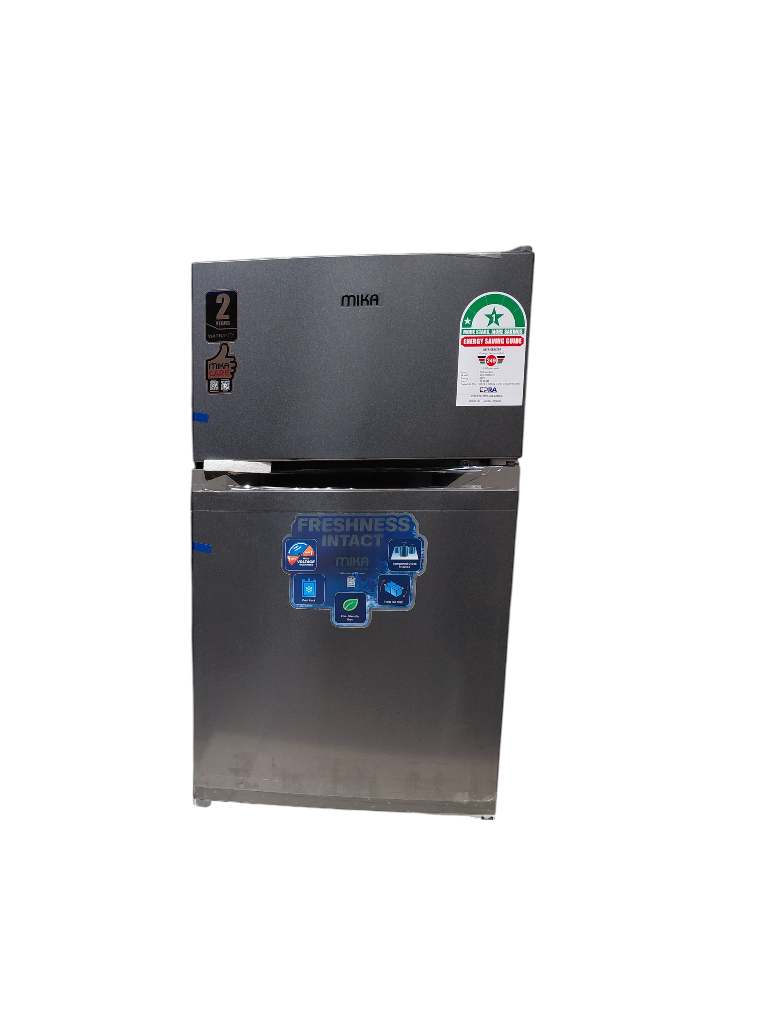 MIKA  86L 2 Door Fridge MRDCD86DS