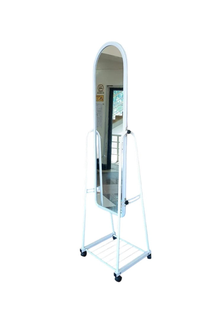 Dressing Mirror with Wheels with shoes Rack W 36CM