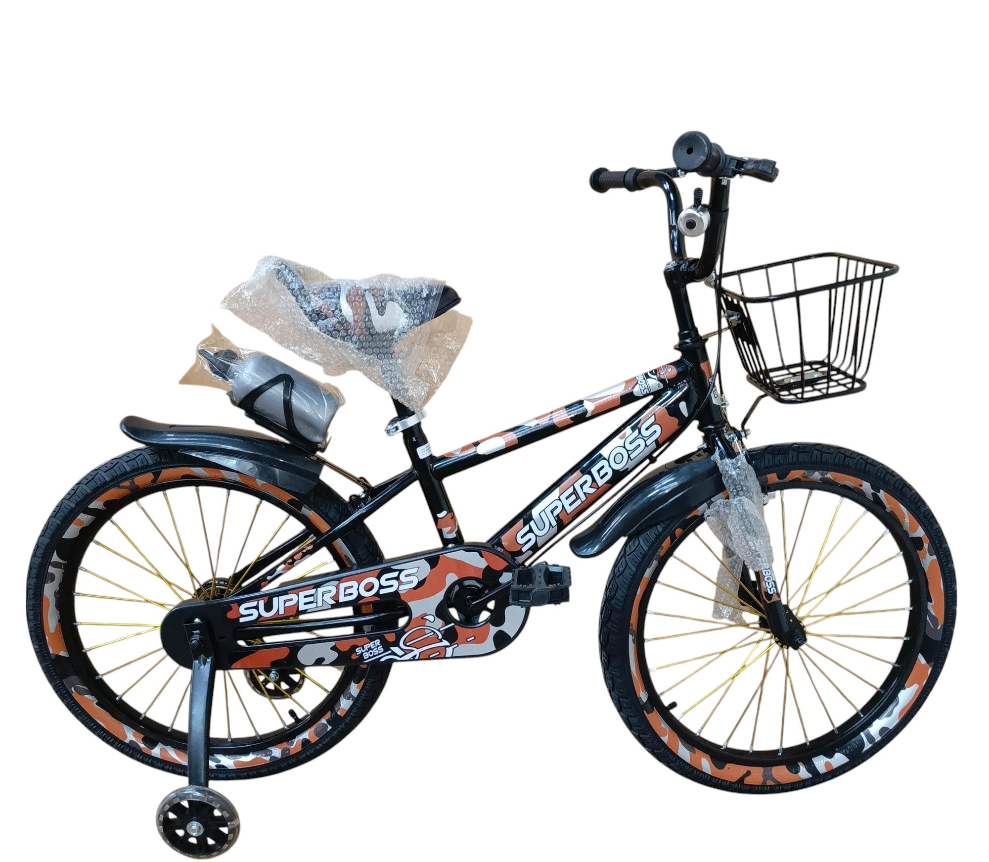 Flowered Superboss Kid's Bicycles With Bottle holder  Size 20