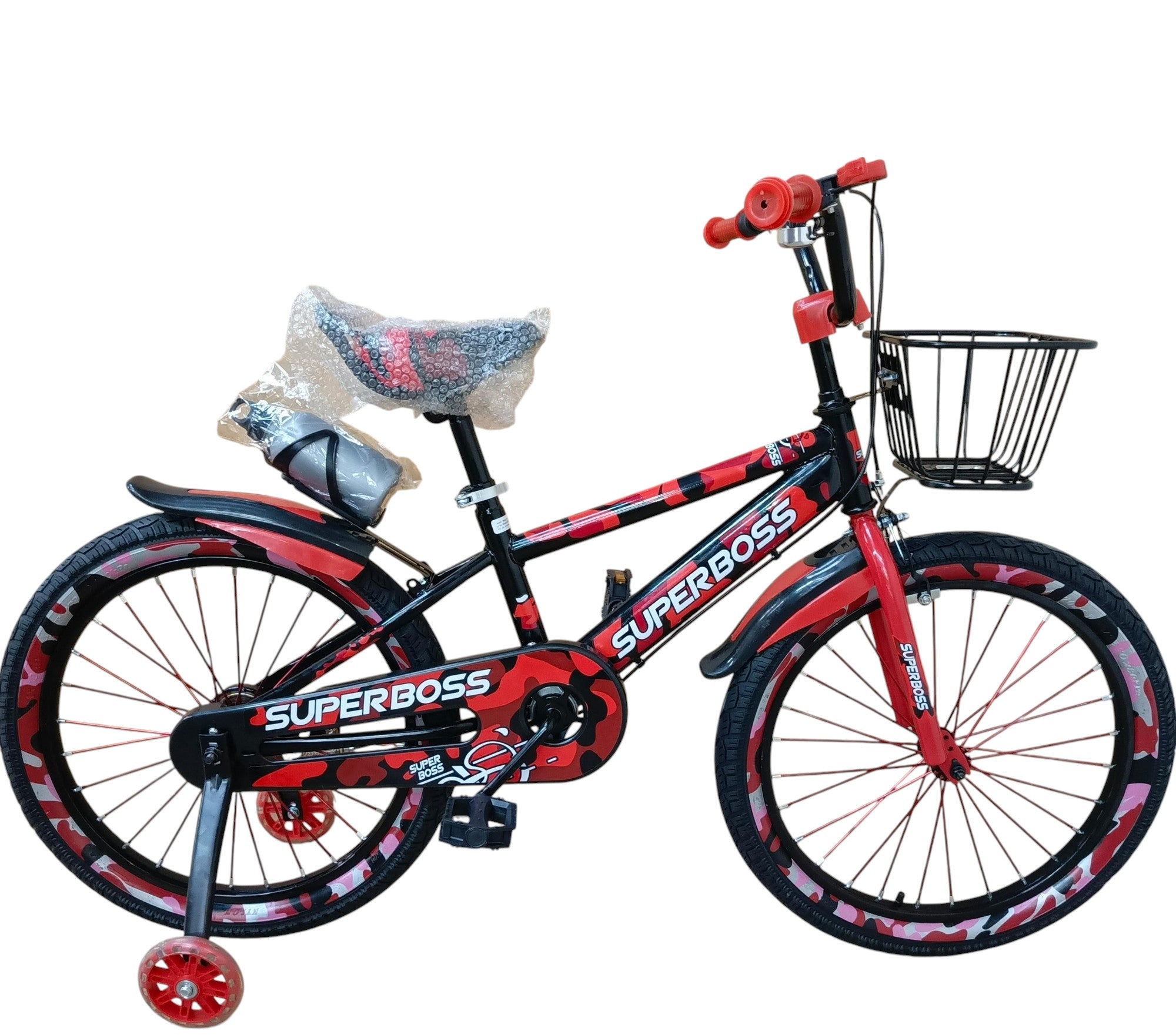 Flowered Superboss Kid's Bicycles With Bottle holder  Size 20