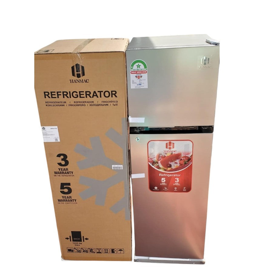 Hanmac 173Litres Double door fridge – CityStore