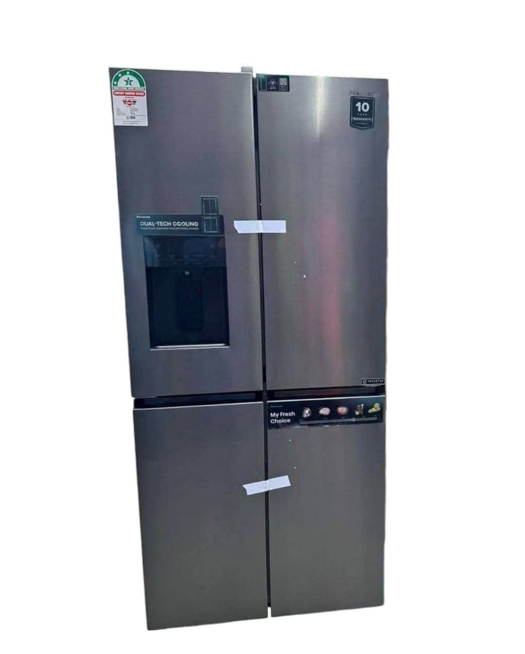 Hisense REF470DRZ 470L 4 Door Fridge with Ice Maker and Water Dispenser