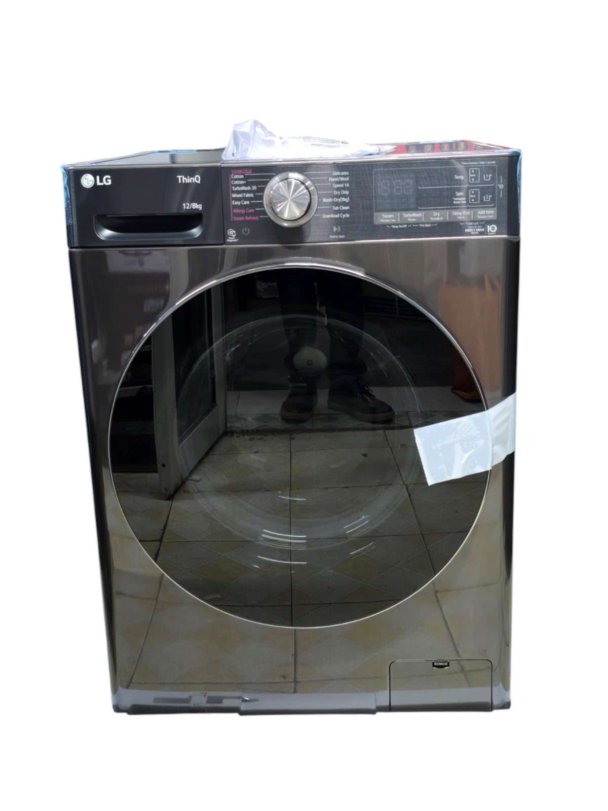 LG 12/8Kg | Washer+Dry | Steam+ (Wrinkle and Allergy Care) F4V9BDP2EE ...