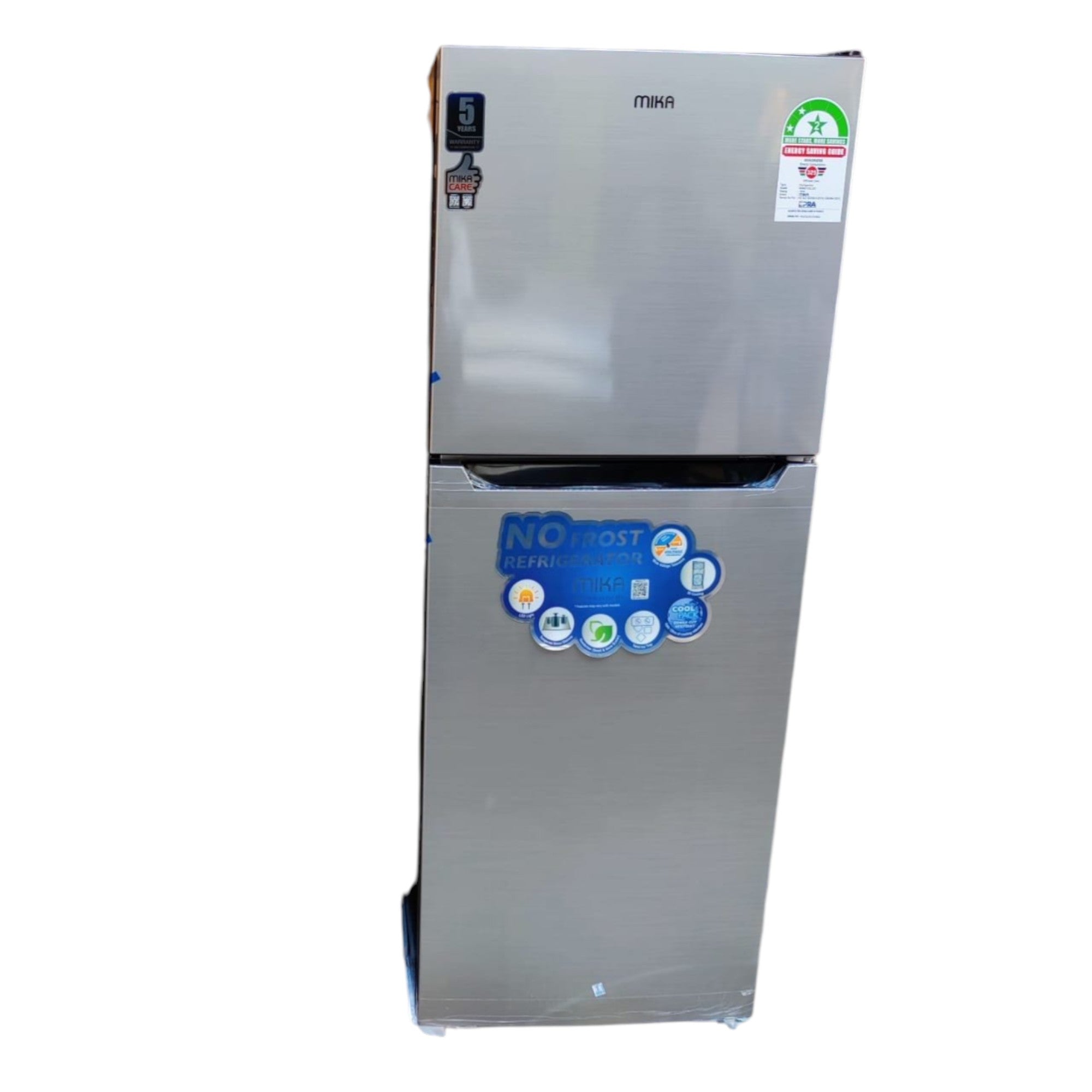 Mika 202Litres Double door Fridge  NO FROST