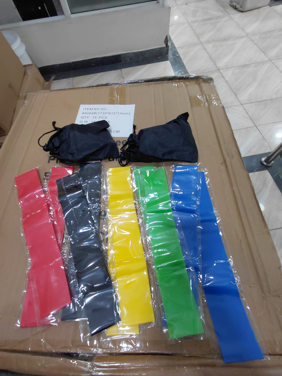 Exercise Premium Resistance Bands 5pc Set