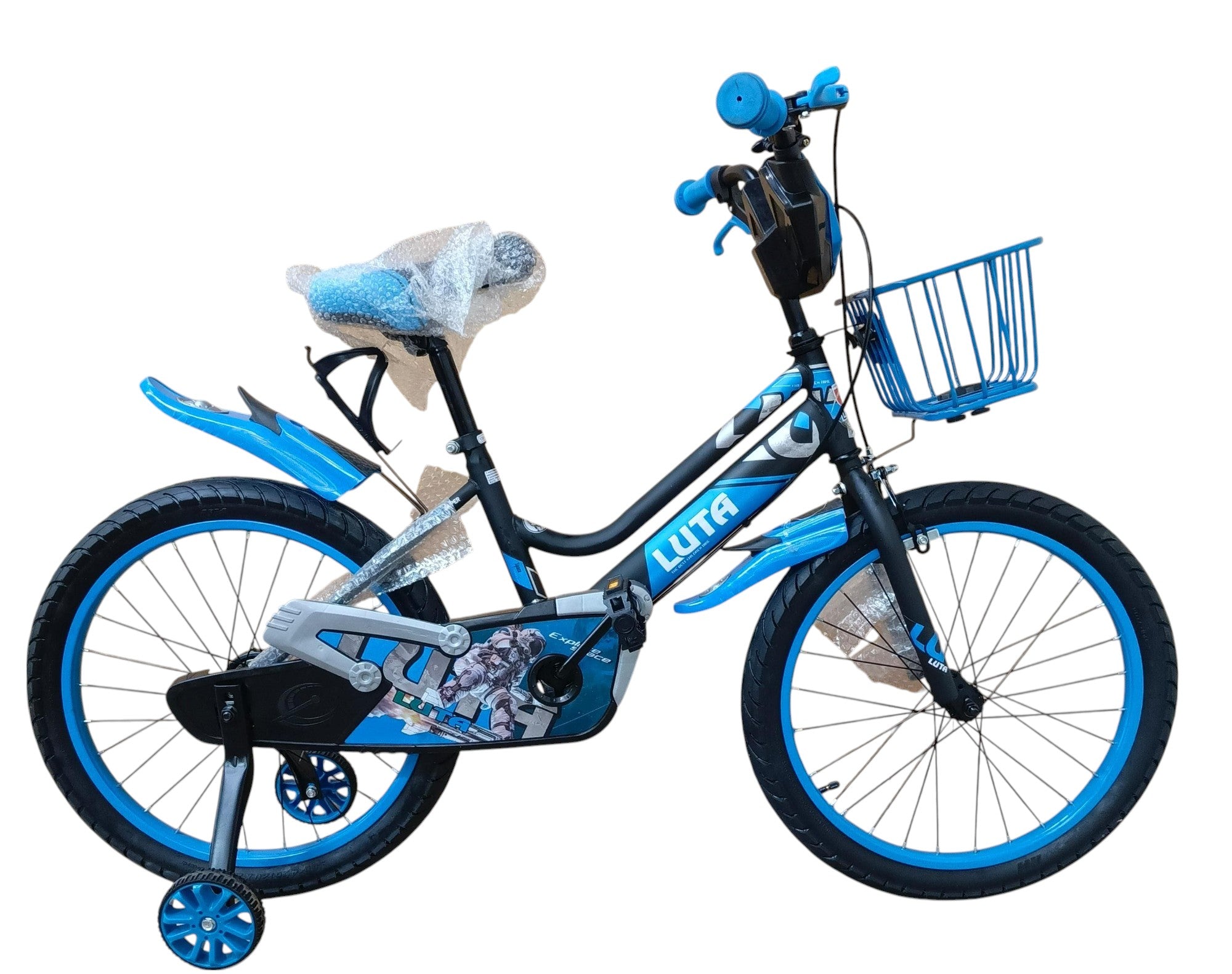 Luta kids bike size 20 with curved flame