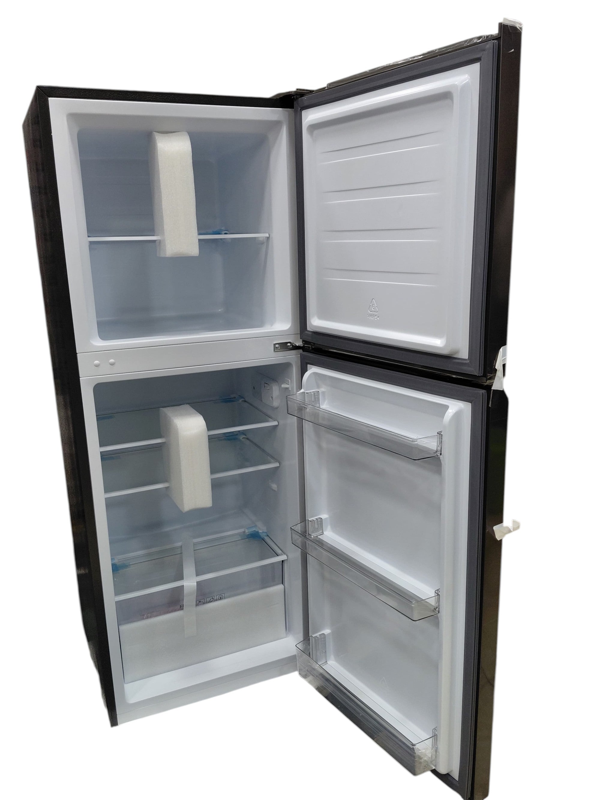 TCL 207lts Top-Mount Double Door Dark Silver Refrigerator F270TM